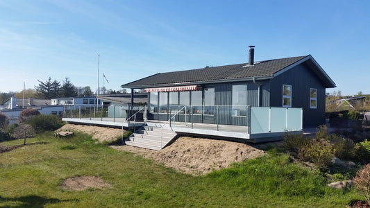 Terrasse med glas - Bang & Vejborg